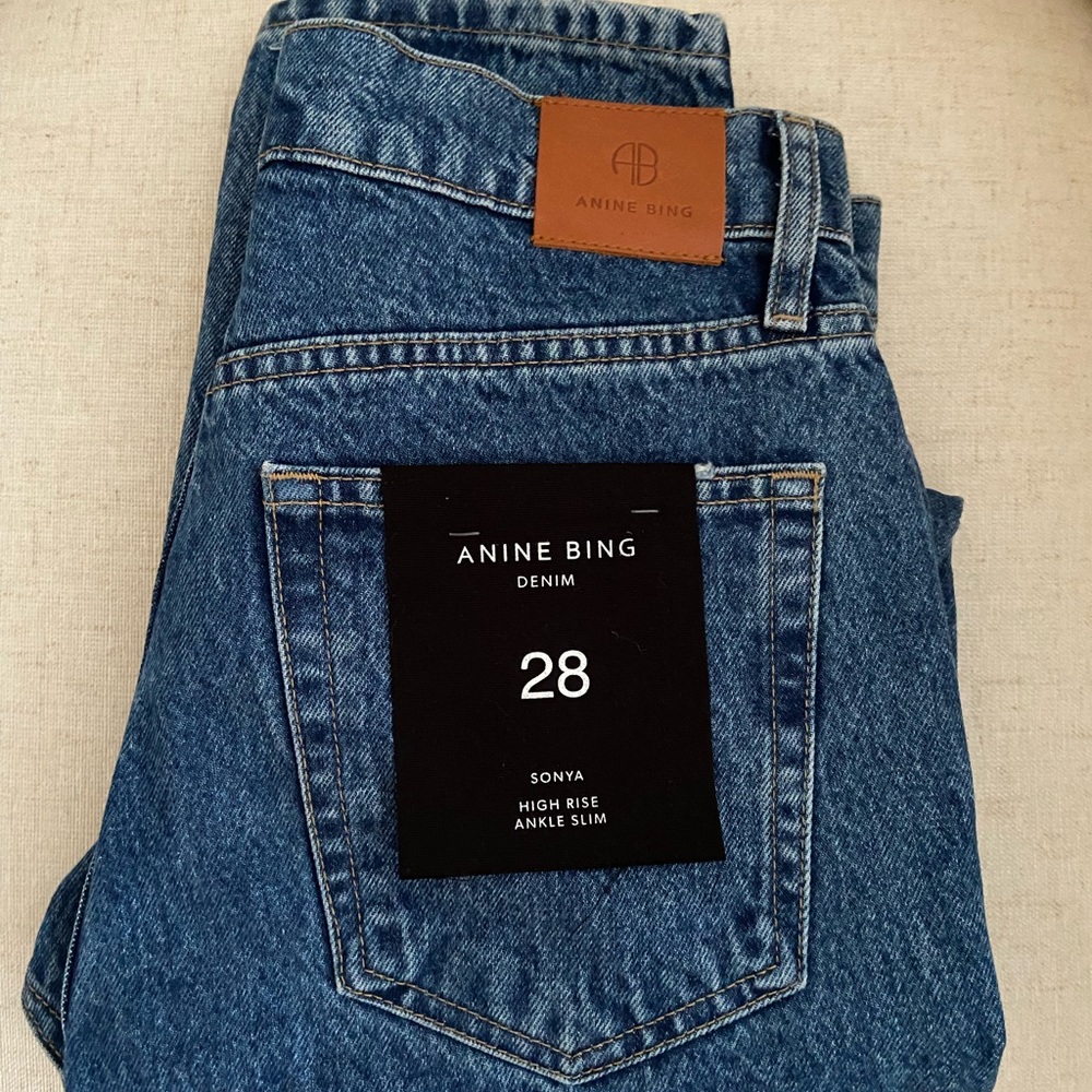 Never worn Anine Bing denim!